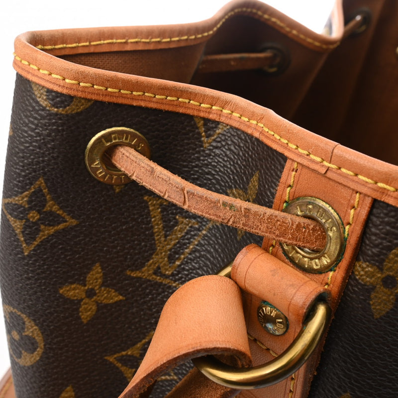 LOUIS VUITTON ルイヴィトン モノグラム プチノエ ブラウン M42226 レディース モノグラムキャンバス ショルダーバッグ Bランク 中古 銀蔵