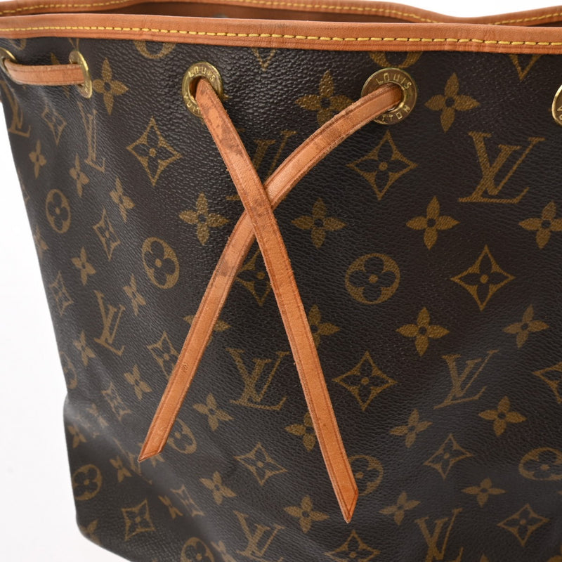 LOUIS VUITTON ルイヴィトン モノグラム プチノエ ブラウン M42226 レディース モノグラムキャンバス ショルダーバッグ Bランク 中古 銀蔵