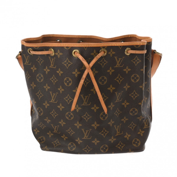 LOUIS VUITTON ルイヴィトン モノグラム プチノエ ブラウン M42226 レディース モノグラムキャンバス ショルダーバッグ Bランク 中古 銀蔵