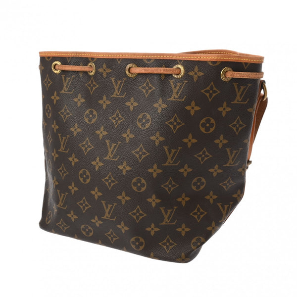 LOUIS VUITTON ルイヴィトン モノグラム プチノエ ブラウン M42226 レディース モノグラムキャンバス ショルダーバッグ Bランク 中古 銀蔵