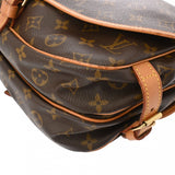 LOUIS VUITTON ルイヴィトン モノグラム ソミュール 30 ブラウン M42256 レディース モノグラムキャンバス ショルダーバッグ Bランク 中古 銀蔵