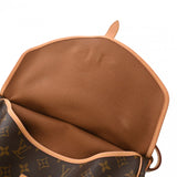 LOUIS VUITTON ルイヴィトン モノグラム ソミュール 30 ブラウン M42256 レディース モノグラムキャンバス ショルダーバッグ Bランク 中古 銀蔵