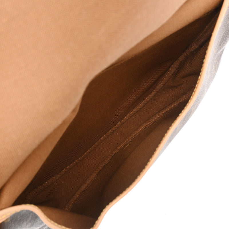 LOUIS VUITTON ルイヴィトン モノグラム ソミュール 30 ブラウン M42256 レディース モノグラムキャンバス ショルダーバッグ Bランク 中古 銀蔵