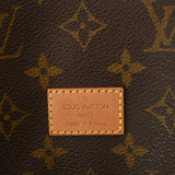 LOUIS VUITTON ルイヴィトン モノグラム ソミュール 30 ブラウン M42256 レディース モノグラムキャンバス ショルダーバッグ Bランク 中古 銀蔵