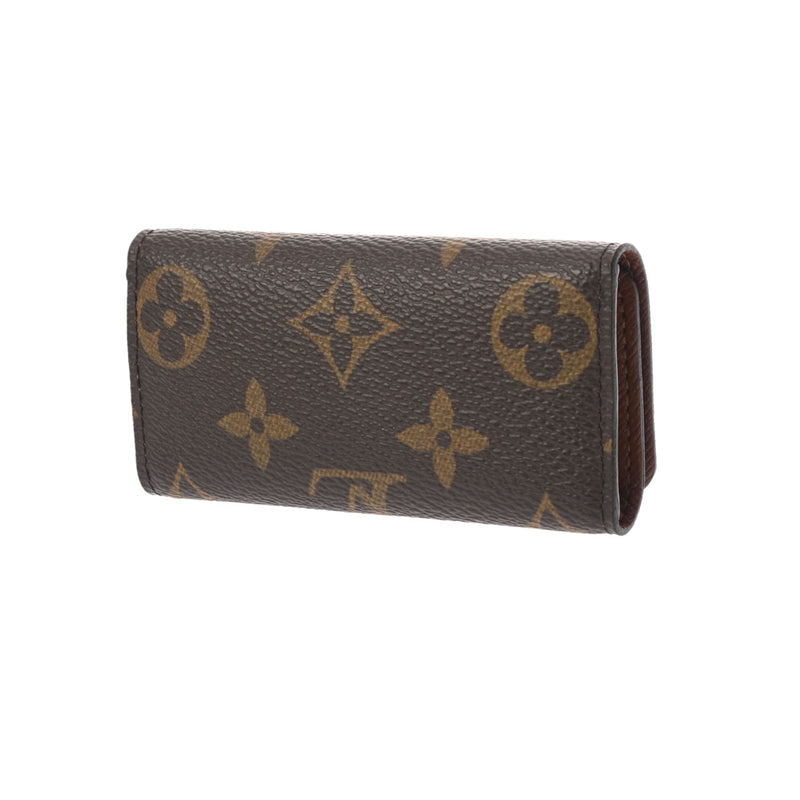 LOUIS VUITTON ルイヴィトン モノグラム ミュルティクレ4 旧型 ブラウン M62631 ユニセックス モノグラムキャンバス キーケース ABランク 中古 銀蔵