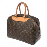 LOUIS VUITTON ルイヴィトン モノグラム ドーヴィル ブラウン M47270 レディース モノグラムキャンバス ハンドバッグ Bランク 中古 銀蔵