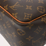 LOUIS VUITTON ルイヴィトン モノグラム ドーヴィル ブラウン M47270 レディース モノグラムキャンバス ハンドバッグ Bランク 中古 銀蔵