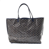 GOYARD ゴヤール アンジュ GM ネイビー レディース PVC/レザー トートバッグ ABランク 中古 銀蔵