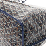 GOYARD ゴヤール アンジュ GM ネイビー レディース PVC/レザー トートバッグ ABランク 中古 銀蔵