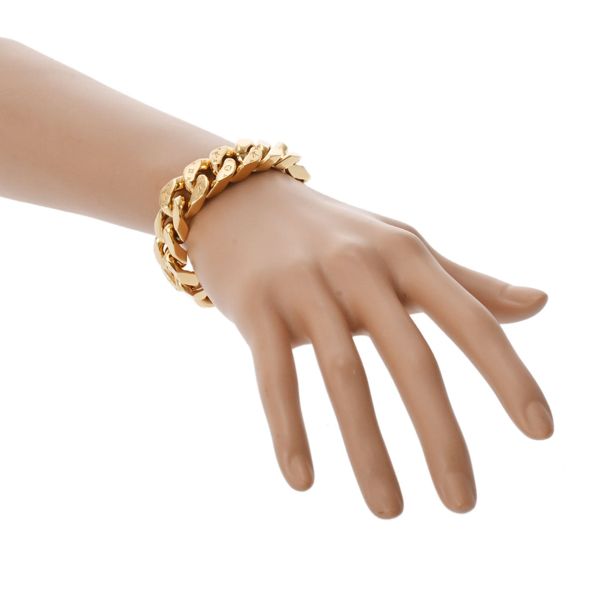 【中古品】ルイヴィトン ブラスレ モノグラム ブレスレット 21cm YG LOUIS VUITTON（ルイ・ヴィトン） 並行輸入 ブレスレット モノグラム