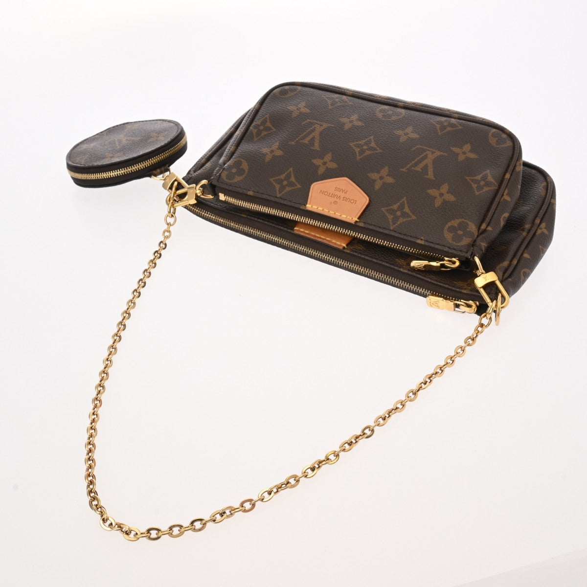 LOUIS VUITTON ルイヴィトン モノグラム ミュルティ・アクセソワール M44840 ショルダーバッグ ブラウン ローズクレール レディース/353252【中古】 ルイヴィトン ミュルティ ポシェットアクセソワール 14145 ローズ