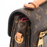 LOUIS VUITTON ルイヴィトン モノグラム パッチーズ ポシェットメティス ブラウン M43991 レディース モノグラムキャンバス 2WAYバッグ ABランク 中古 銀蔵