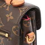 LOUIS VUITTON ルイヴィトン モノグラム パッチーズ ポシェットメティス ブラウン M43991 レディース モノグラムキャンバス 2WAYバッグ ABランク 中古 銀蔵