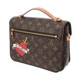 LOUIS VUITTON ルイヴィトン モノグラム パッチーズ ポシェットメティス ブラウン M43991 レディース モノグラムキャンバス 2WAYバッグ ABランク 中古 銀蔵