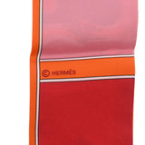 HERMES エルメス ツイリー CAMAILS オレンジ/マルチ レディース シルク100％ スカーフ Aランク 中古 銀蔵