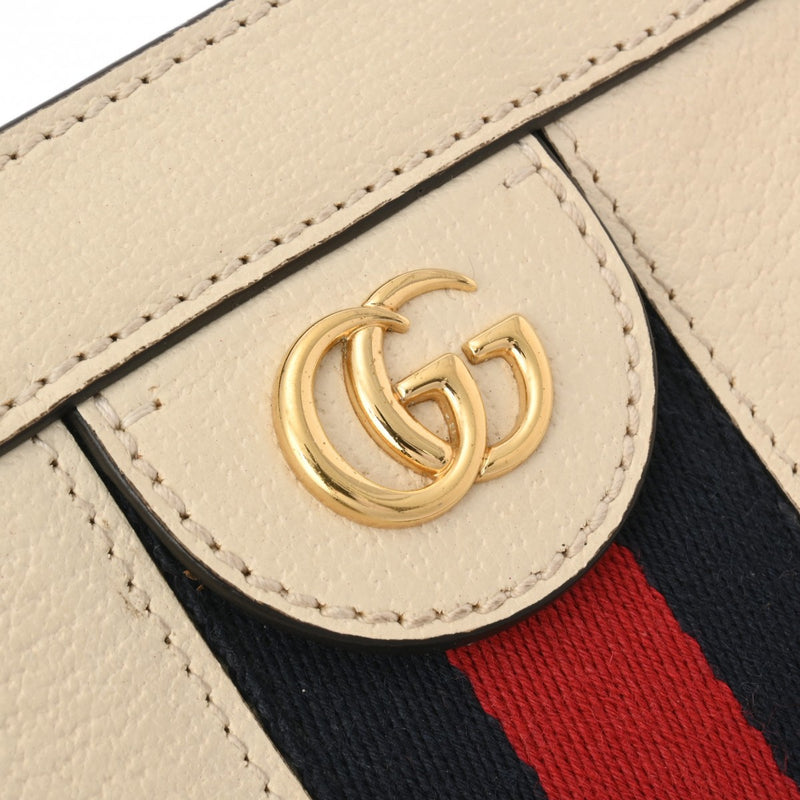 GUCCI グッチ オフィディア スモールショルダー アイボリー系 503877 レディース レザー ショルダーバッグ ABランク 中古 銀蔵