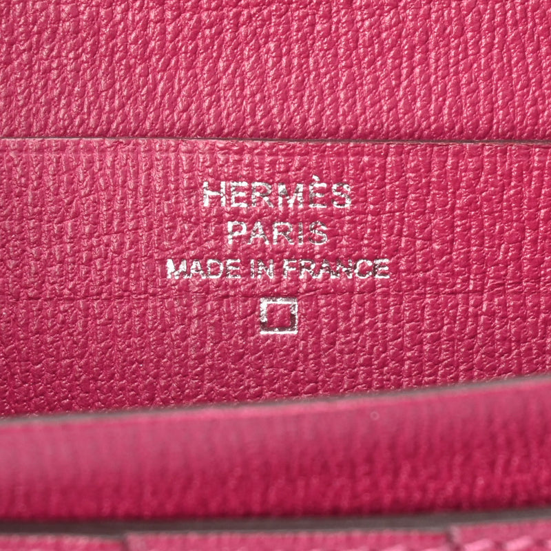 HERMES エルメス ベアン スフレ  ローズパープル Z刻印(2021年頃)  レディース アリゲーターリセ 長財布 ABランク 中古 銀蔵