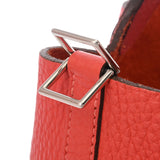 HERMES エルメス ピコタンロック MM  ルージュピヴォワンヌ □R刻印(2014年頃) レディース トリヨンクレマンス ハンドバッグ ABランク 中古 銀蔵