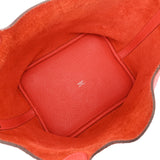 HERMES エルメス ピコタンロック MM  ルージュピヴォワンヌ □R刻印(2014年頃) レディース トリヨンクレマンス ハンドバッグ ABランク 中古 銀蔵