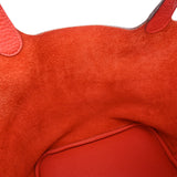 HERMES エルメス ピコタンロック MM  ルージュピヴォワンヌ □R刻印(2014年頃) レディース トリヨンクレマンス ハンドバッグ ABランク 中古 銀蔵