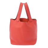 HERMES エルメス ピコタンロック MM  ルージュピヴォワンヌ □R刻印(2014年頃) レディース トリヨンクレマンス ハンドバッグ ABランク 中古 銀蔵