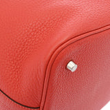HERMES エルメス ピコタンロック MM  ルージュピヴォワンヌ □R刻印(2014年頃) レディース トリヨンクレマンス ハンドバッグ ABランク 中古 銀蔵