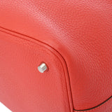 HERMES エルメス ピコタンロック MM  ルージュピヴォワンヌ □R刻印(2014年頃) レディース トリヨンクレマンス ハンドバッグ ABランク 中古 銀蔵