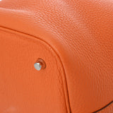 HERMES エルメス ピコタン ロック MM  オレンジ □P刻印(2012年頃) レディース トリヨンクレマンス ハンドバッグ ABランク 中古 銀蔵