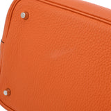 HERMES エルメス ピコタン ロック MM  オレンジ □P刻印(2012年頃) レディース トリヨンクレマンス ハンドバッグ ABランク 中古 銀蔵