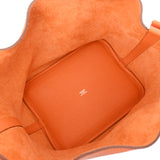 HERMES エルメス ピコタン ロック MM  オレンジ □P刻印(2012年頃) レディース トリヨンクレマンス ハンドバッグ ABランク 中古 銀蔵