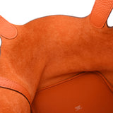 HERMES エルメス ピコタン ロック MM  オレンジ □P刻印(2012年頃) レディース トリヨンクレマンス ハンドバッグ ABランク 中古 銀蔵