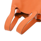 HERMES エルメス ピコタン ロック MM  オレンジ □P刻印(2012年頃) レディース トリヨンクレマンス ハンドバッグ ABランク 中古 銀蔵