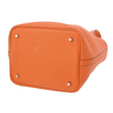 HERMES エルメス ピコタン ロック MM  オレンジ □P刻印(2012年頃) レディース トリヨンクレマンス ハンドバッグ ABランク 中古 銀蔵