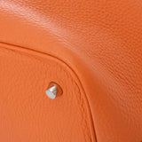 HERMES エルメス ピコタン ロック MM  オレンジ □P刻印(2012年頃) レディース トリヨンクレマンス ハンドバッグ ABランク 中古 銀蔵