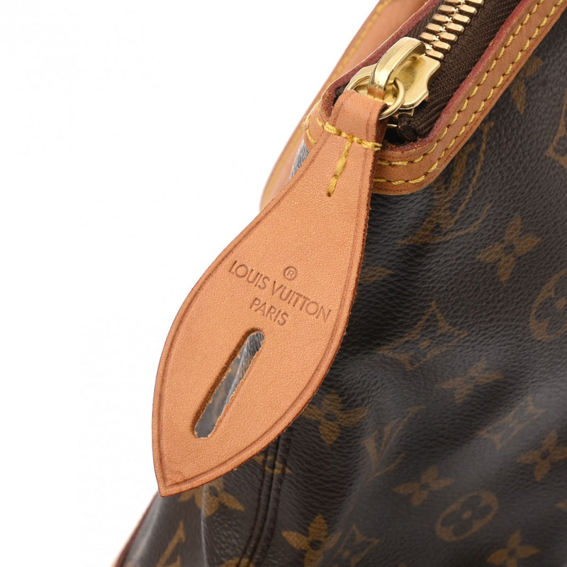 LOUIS VUITTON ルイヴィトン ロックイット オリゾンタル ブラウン M40104 レディース モノグラムキャンバス ハンドバッグ Bランク 中古 銀蔵