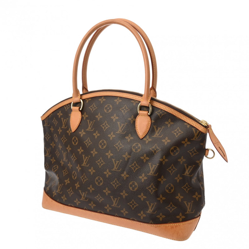 LOUIS VUITTON ルイヴィトン ロックイット オリゾンタル ブラウン M40104 レディース モノグラムキャンバス ハンドバッグ Bランク 中古 銀蔵