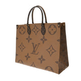 LOUIS VUITTON ルイヴィトン モノグラムジャイアント オンザゴー GM 旧型 2WAYトート ブラウン M44576 ユニセックス モノグラムキャンバス ハンドバッグ Aランク 中古 銀蔵