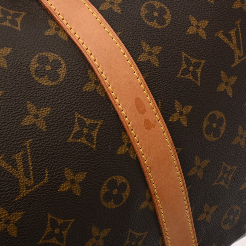 LOUIS VUITTON ルイヴィトン モノグラム キーポル バンドリエール 60 ブラウン M41412 ユニセックス モノグラムキャンバス ボストンバッグ Bランク 中古 銀蔵