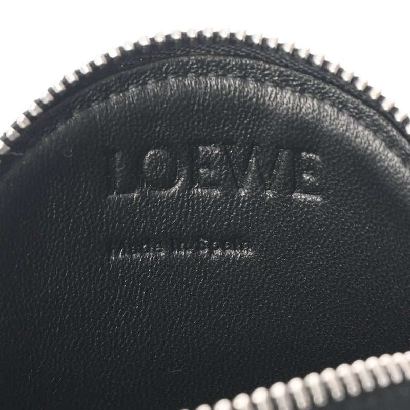 LOEWE ロエベ 丸型 ホワイト 116.25.951 レディース クロコダイル コインケース Aランク 中古 銀蔵