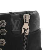 LOUIS VUITTON ルイヴィトン アンクルブーツ Timberlandコラボ サイズ8 ハーフ ブラック 1AD75C メンズ スエード/モノグラムキャンバス ブーツ 未使用 銀蔵