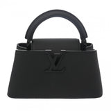 LOUIS VUITTON ルイヴィトン カプシーヌ EW MINI 2WAY ショルダー オールブラック M23955 レディース マットカーフレザー ハンドバッグ 新同 中古 銀蔵