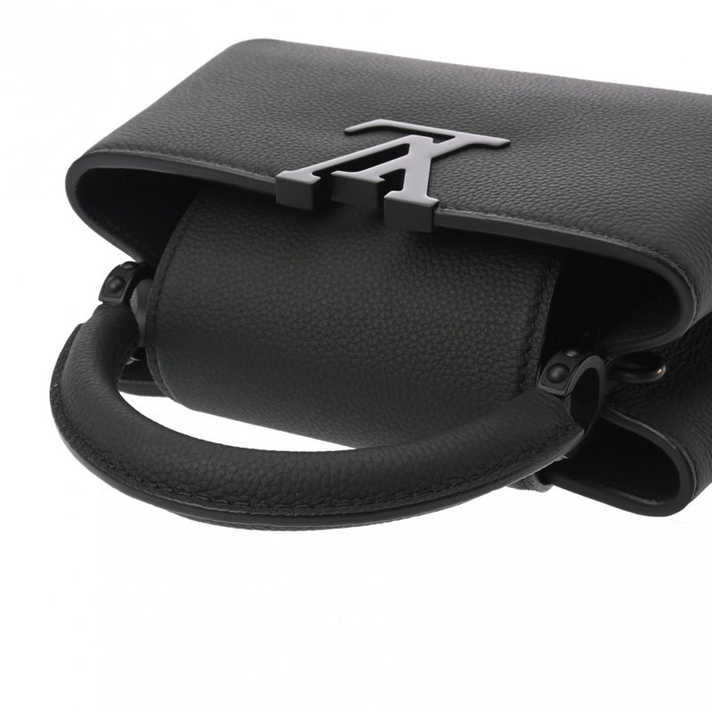 ルイヴィトン カプシーヌ EW MINI 2WAY ショルダー オールブラック