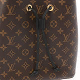 LOUIS VUITTON ルイヴィトン モノグラム ネオノエ ノワール/ブラウン M44020 レディース モノグラムキャンバス ショルダーバッグ Bランク 中古 銀蔵