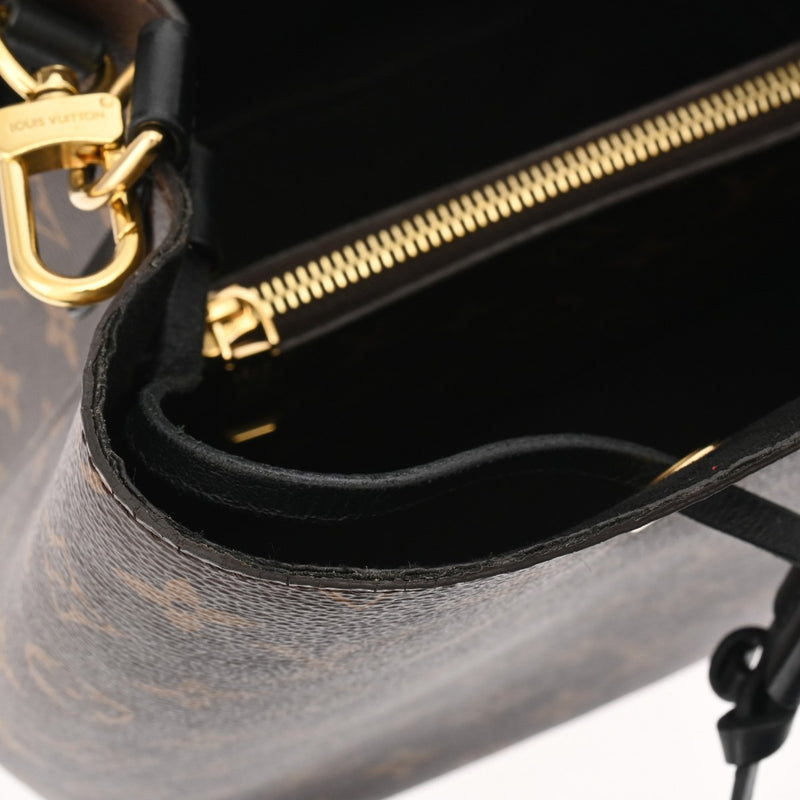 LOUIS VUITTON ルイヴィトン モノグラム ネオノエ ノワール/ブラウン M44020 レディース モノグラムキャンバス ショルダーバッグ Bランク 中古 銀蔵