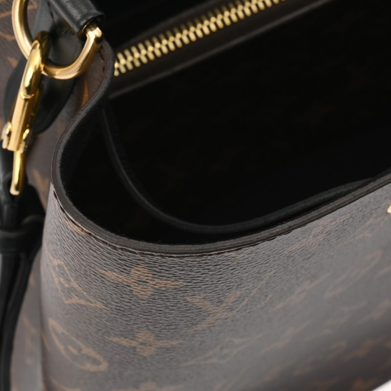 LOUIS VUITTON ルイヴィトン モノグラム ネオノエ ノワール/ブラウン M44020 レディース モノグラムキャンバス ショルダーバッグ Bランク 中古 銀蔵
