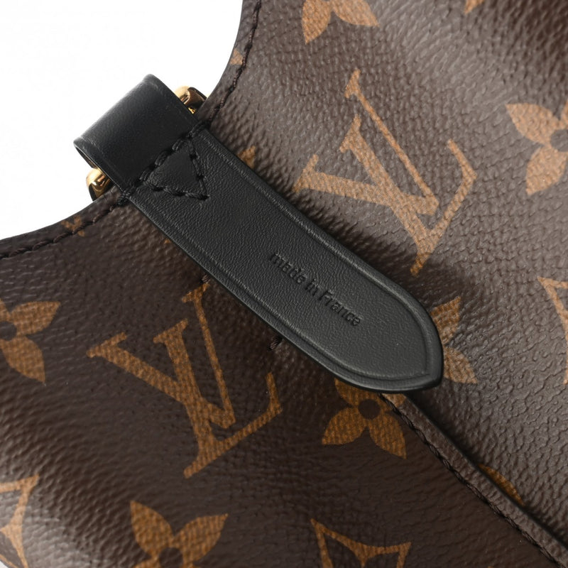 LOUIS VUITTON ルイヴィトン モノグラム ネオノエ ノワール/ブラウン M44020 レディース モノグラムキャンバス ショルダーバッグ Bランク 中古 銀蔵
