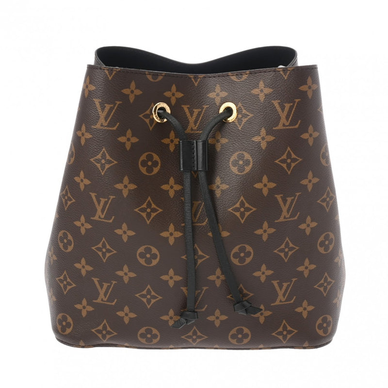 LOUIS VUITTON ルイヴィトン モノグラム ネオノエ ノワール/ブラウン M44020 レディース モノグラムキャンバス ショルダーバッグ Bランク 中古 銀蔵