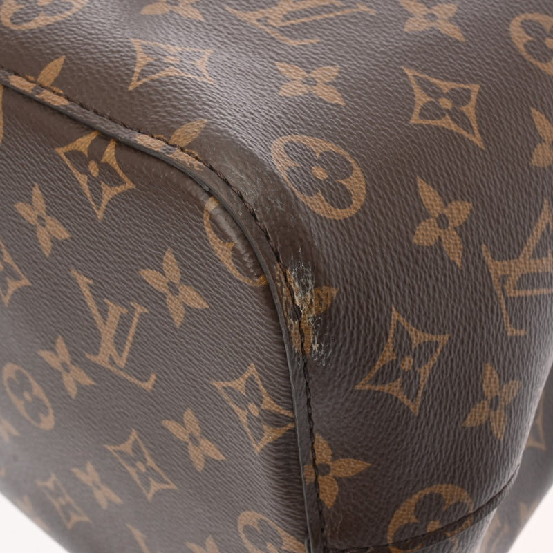 LOUIS VUITTON ルイヴィトン モノグラム ネオノエ ノワール/ブラウン M44020 レディース モノグラムキャンバス ショルダーバッグ Bランク 中古 銀蔵