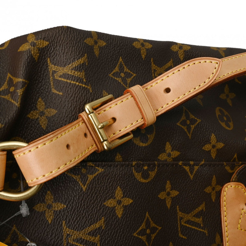 LOUIS VUITTON ルイヴィトン モノグラム モンスリ MM ブラウン M51136 レディース モノグラムキャンバス リュック・デイパック ABランク 中古 銀蔵