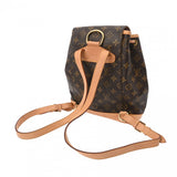 LOUIS VUITTON ルイヴィトン モノグラム モンスリ MM ブラウン M51136 レディース モノグラムキャンバス リュック・デイパック ABランク 中古 銀蔵